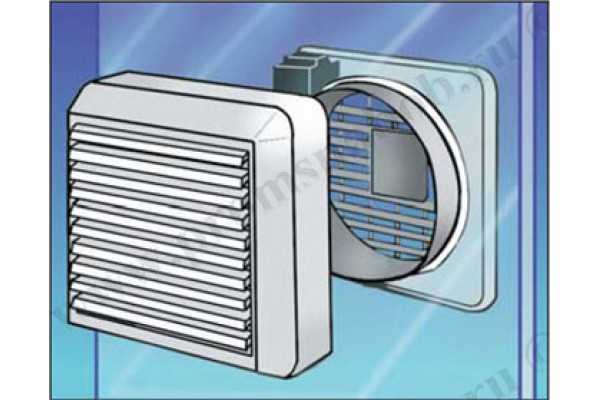 Форточный вентилятор для приточной и вытяжной вентиляции