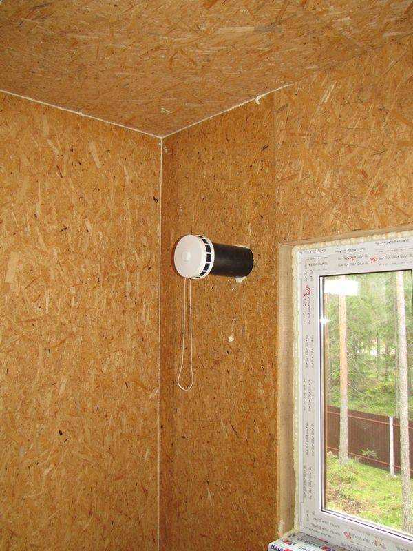 Вентиляция в доме из сип панелей своими руками: схемы, устройство