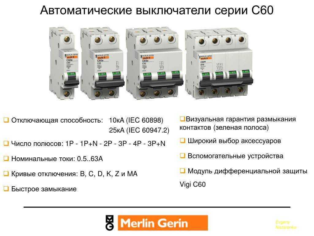 Выдержки из стандарта на автоматические выключатели для защиты от сверхтоков бытового и аналогичного назначения (с комментариями)