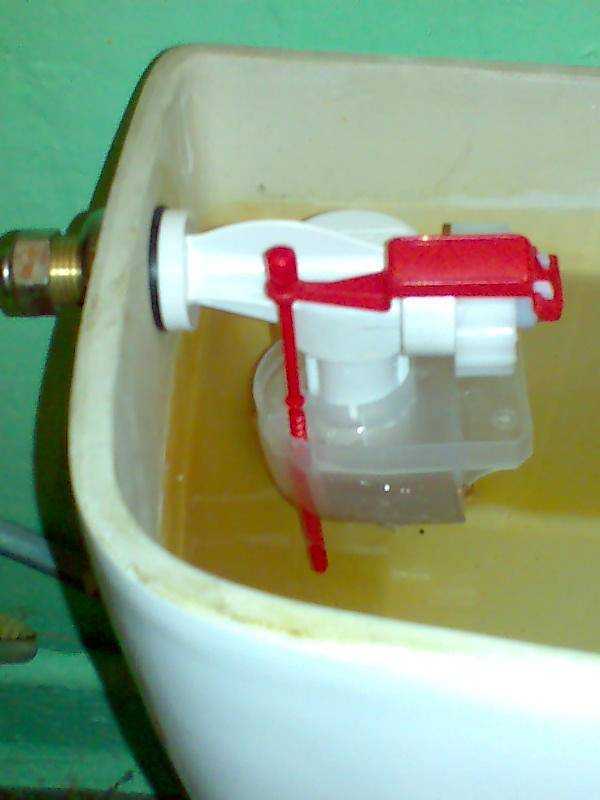 Регулировка клапана сливного бачка унитаза с нижним подводом воды