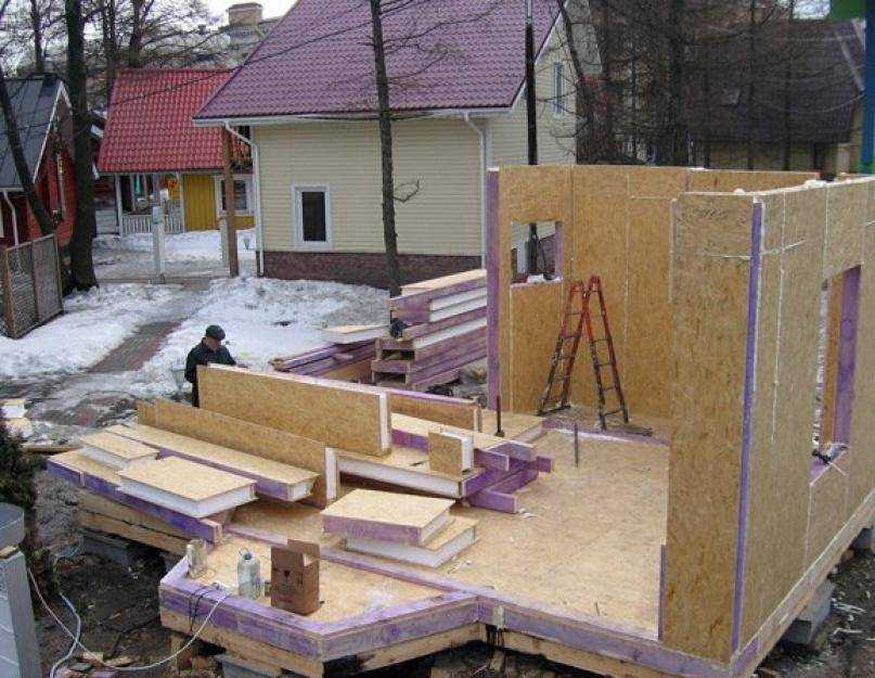 Каркасный дом из сип-панелей своими руками, изготовление сип панелей в домашних условиях – ремонт своими руками на m-stone.ru
