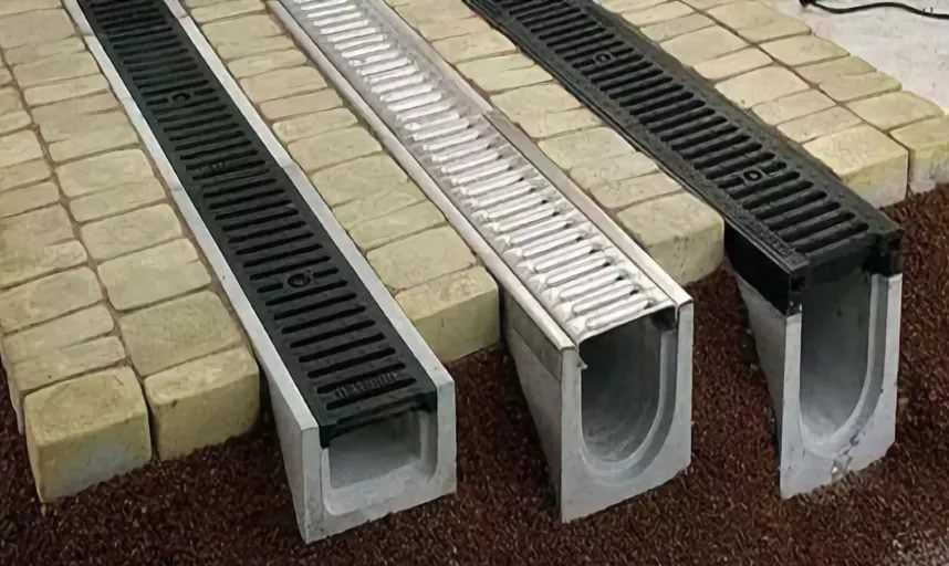 Водоотводные бетонные лотки технические характеристики и способы монтажа