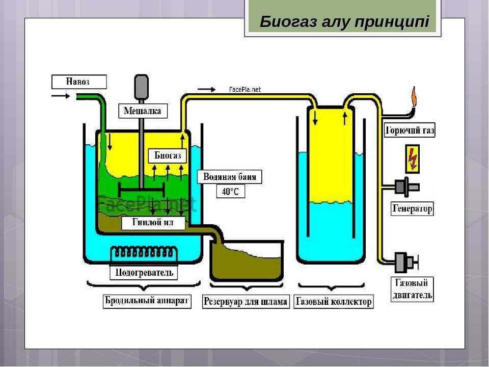 Технология производства биогаза из навоза, полный цикл