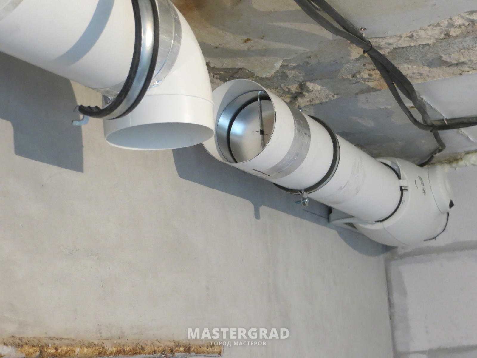 Вентиляция из канализационных труб: вытяжная в гараже и доме своими руками