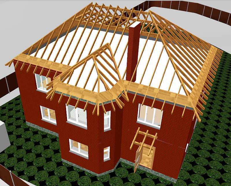 Стропильная система вальмовой крыши: схема, специфика устройства