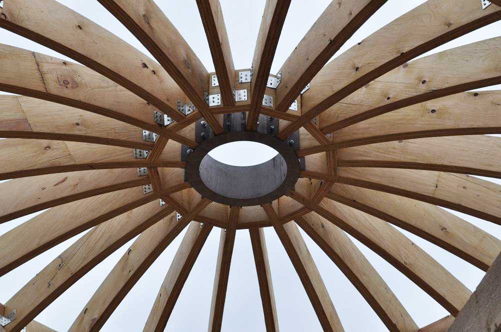 Купольная крыша: конструкция стропильной системы, преимущества и недостатки
